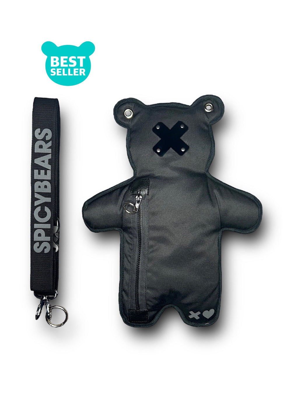 Total Black | Acrylic Bear Bag - SPICYBEARS