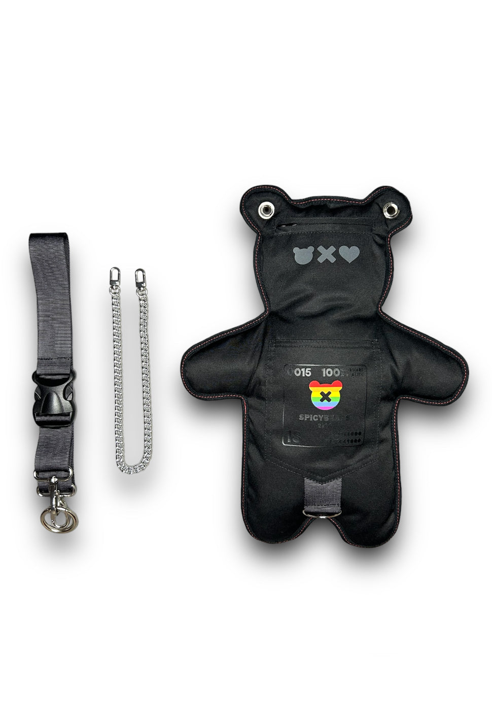 Black | Rainbow Heart Edition - SPICYBEARS