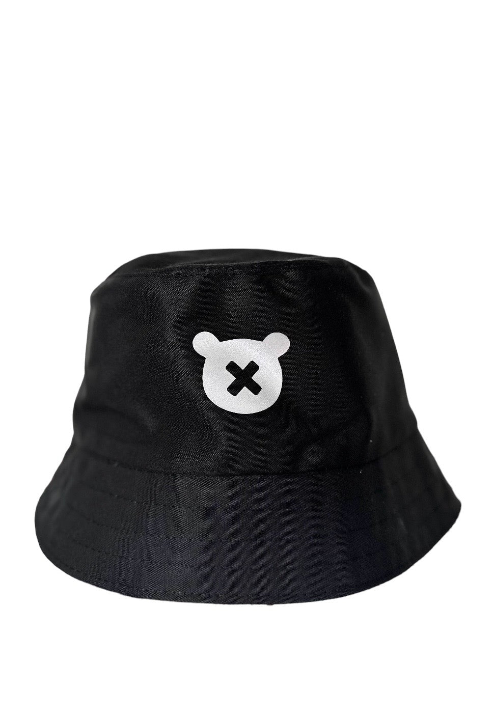 Black | White Reflective Print SPICYBEARS Bucket Hat - SPICYBEARS
