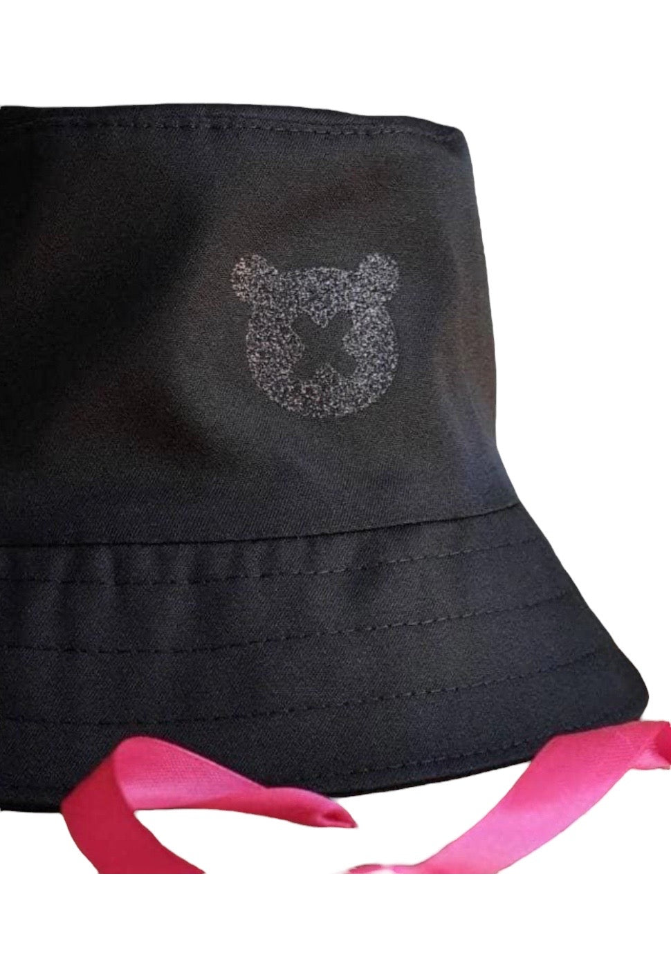 Total Black Glitter SPICYBEARS Bucket Hat - SPICYBEARS