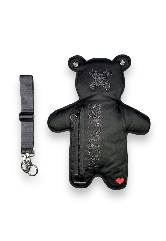 Total Black | Glitter Bear Bag | Valentine's Day Edition - SPICYBEARS