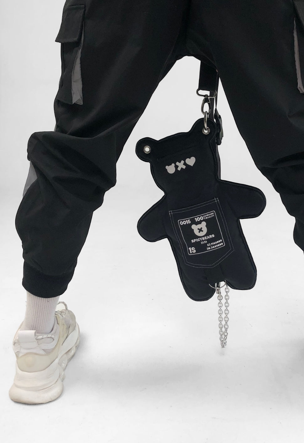 SkullBEARS | Black with White Reflective - SPICYBEARS