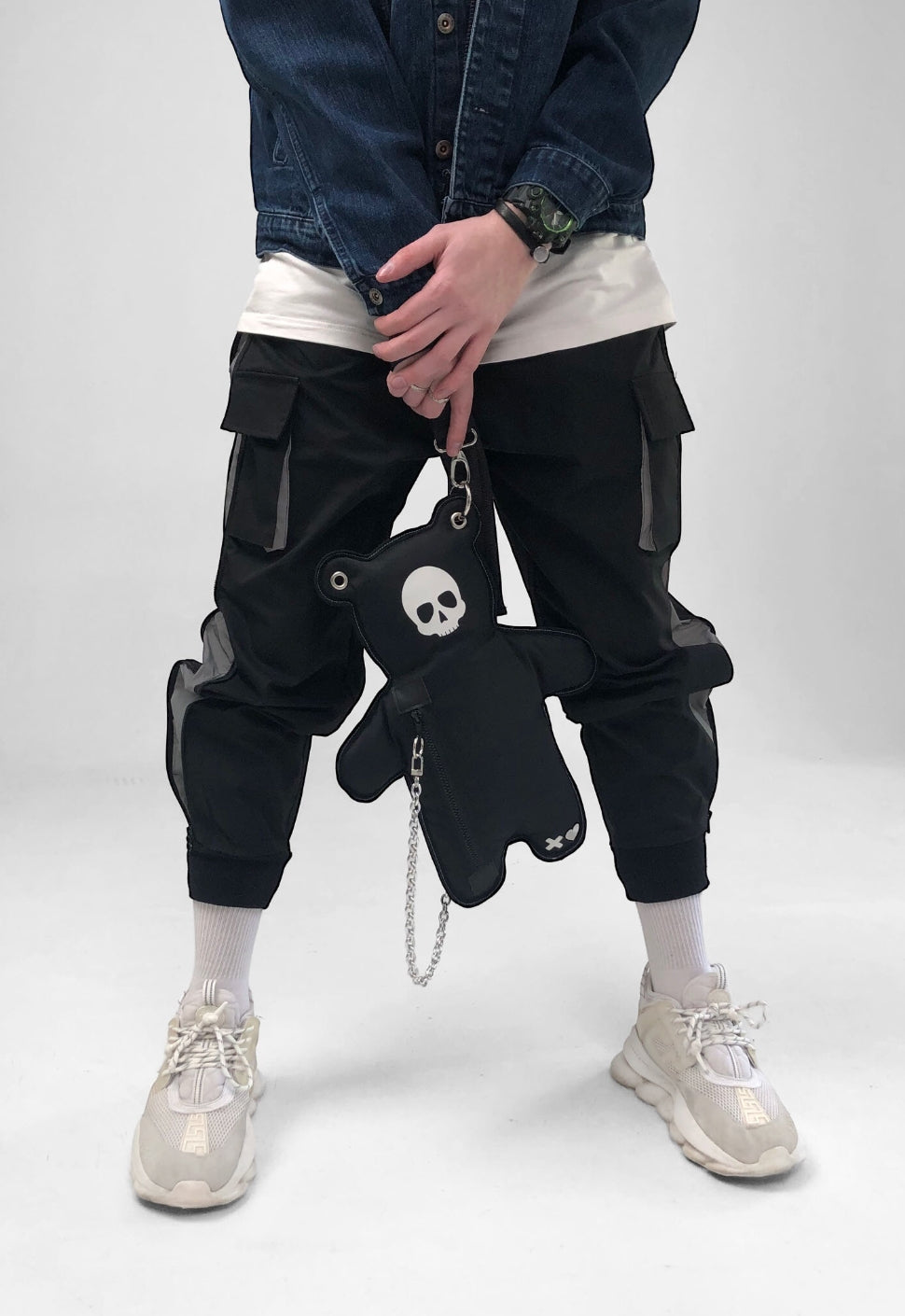 SkullBEARS | Black with White Reflective - SPICYBEARS