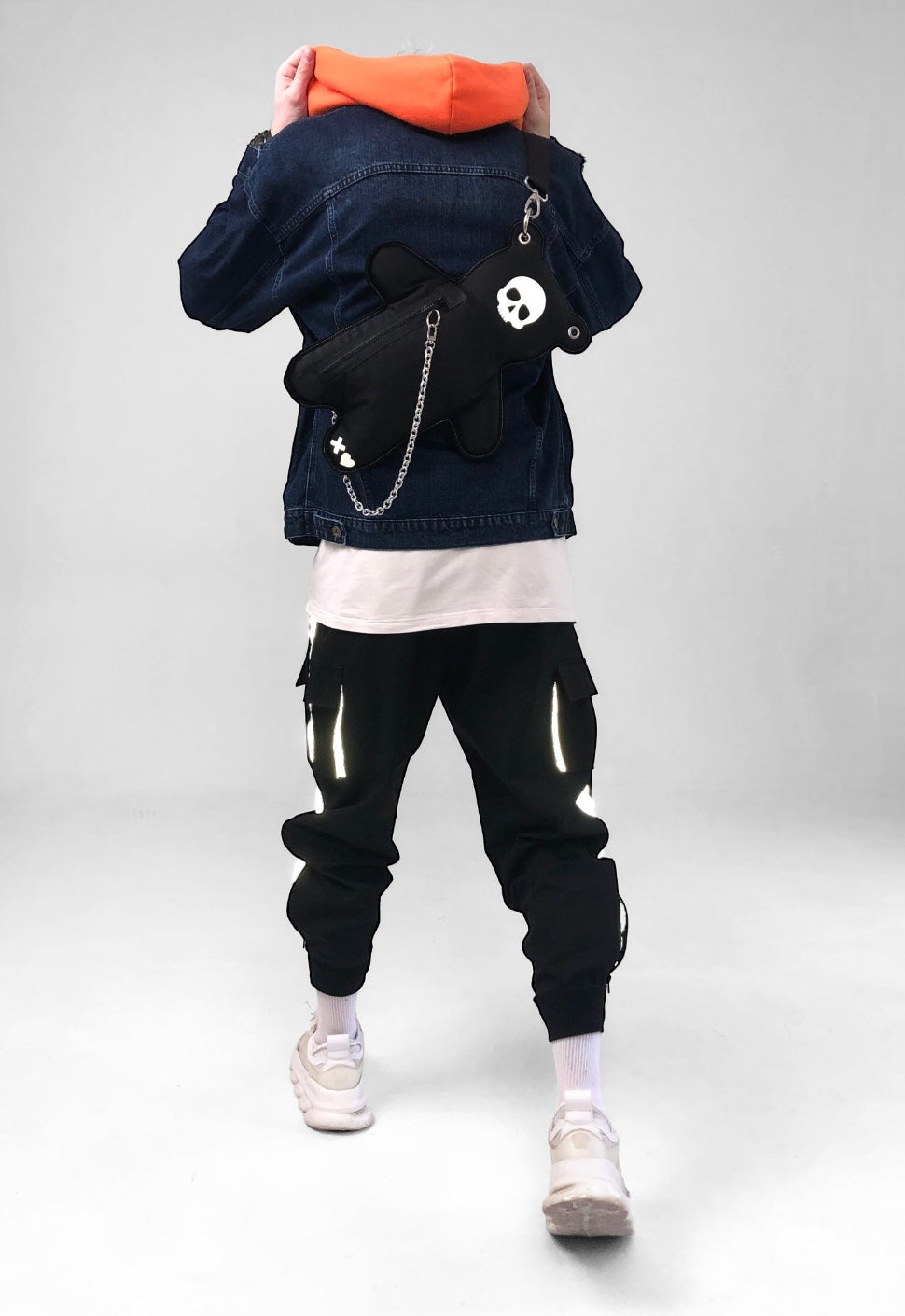 SkullBEARS | Black with White Reflective - SPICYBEARS