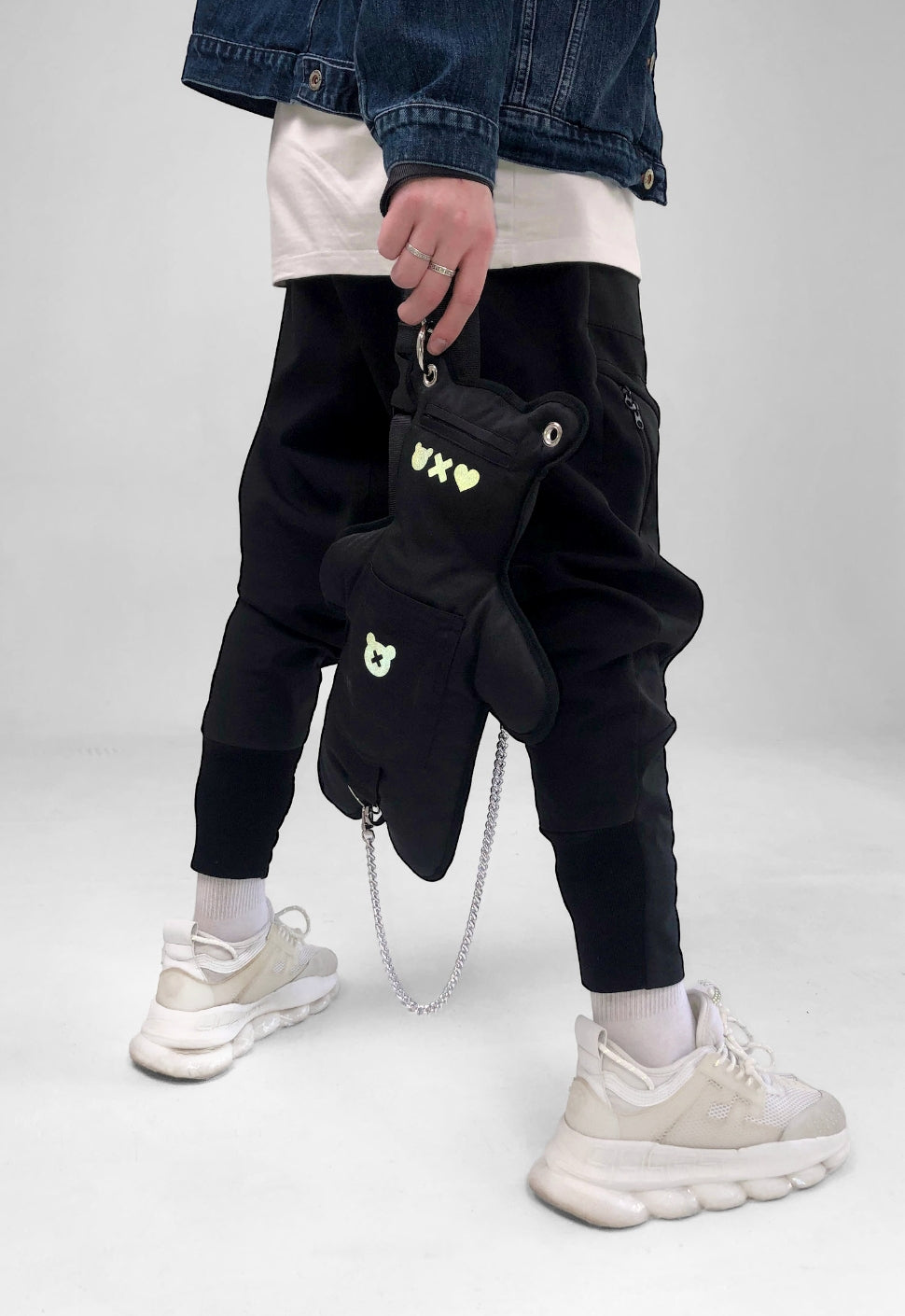 SkullBEARS | Black with White Reflective - SPICYBEARS