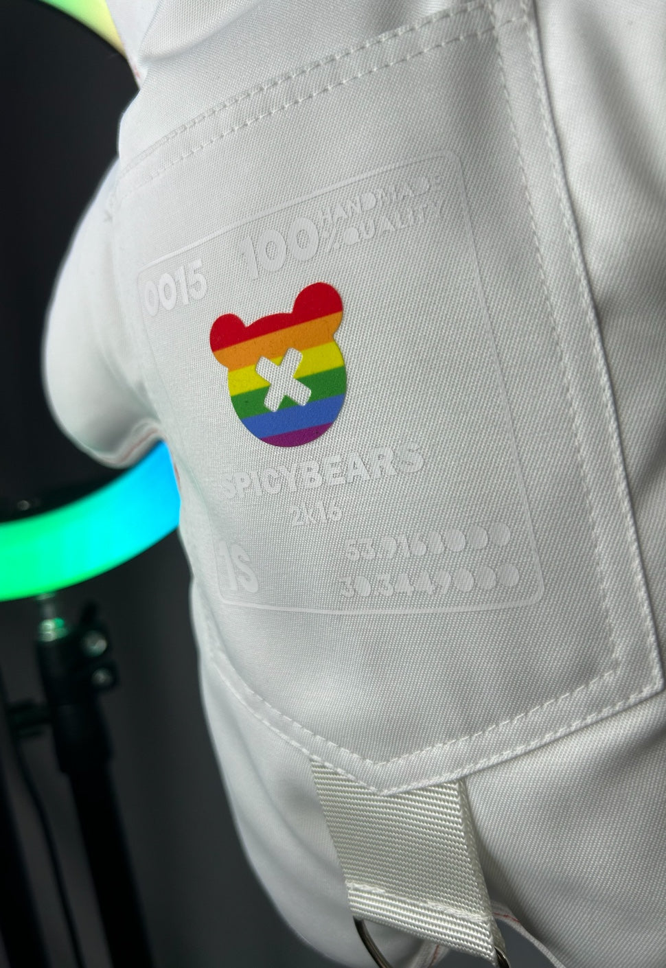 White | Rainbow Heart Edition - SPICYBEARS