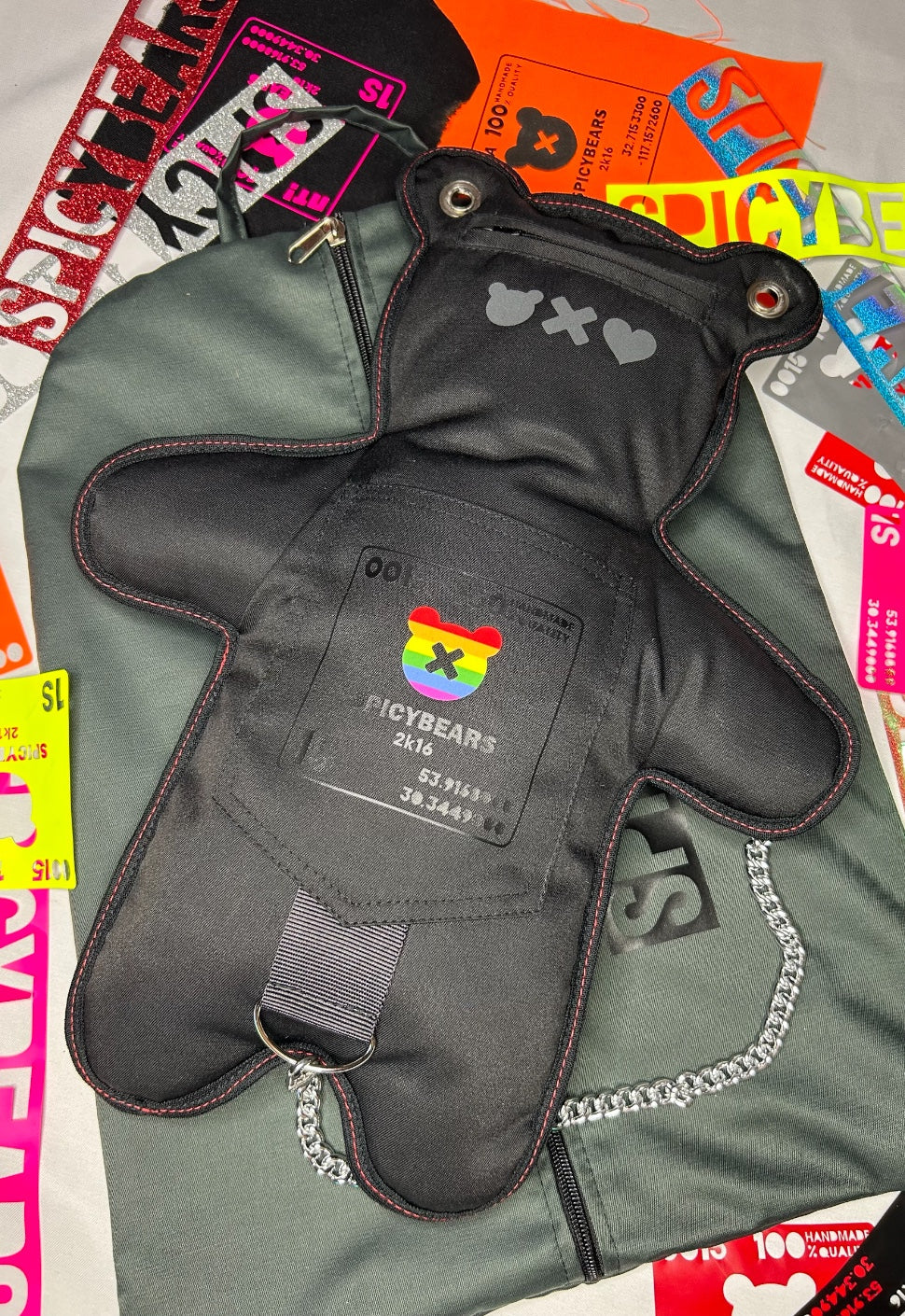 Black | Rainbow Heart Edition - SPICYBEARS