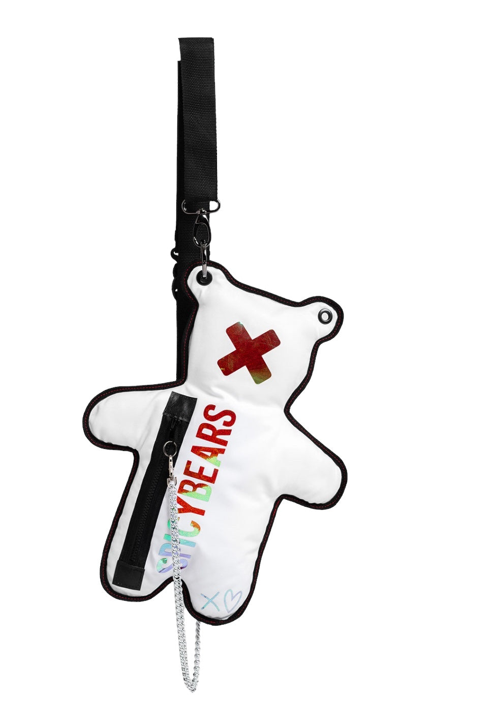 White | Chameleon Bear Bag - SPICYBEARS
