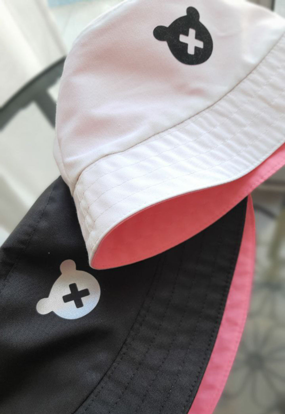 Reversible Pink | Black SPICYBEARS Bucket Hat - SPICYBEARS