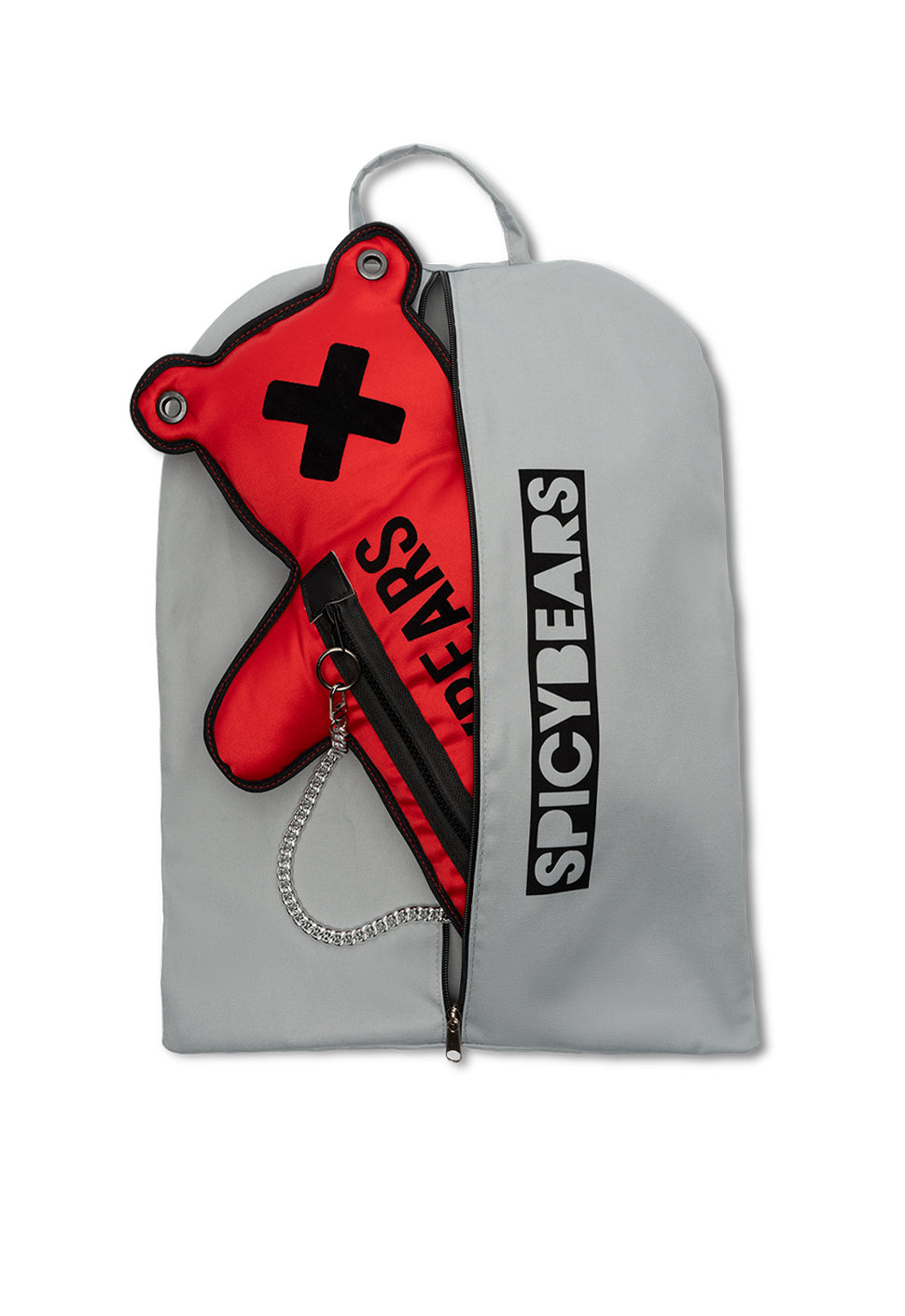 Red | Black Velvet Bear Bag - SPICYBEARS