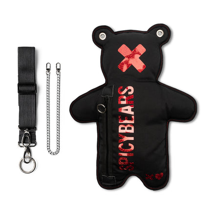 Black | Red Holographic Bear Bag - SPICYBEARS