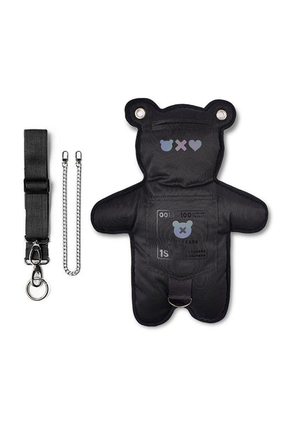 Black |  Multicolor Reflective Bear Bag
