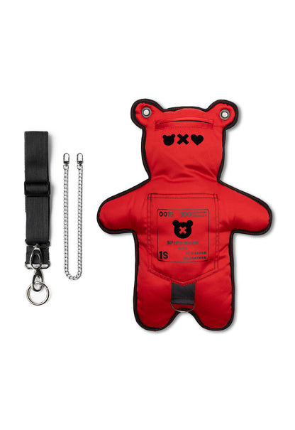 Red | Black Velvet Bear Bag - SPICYBEARS