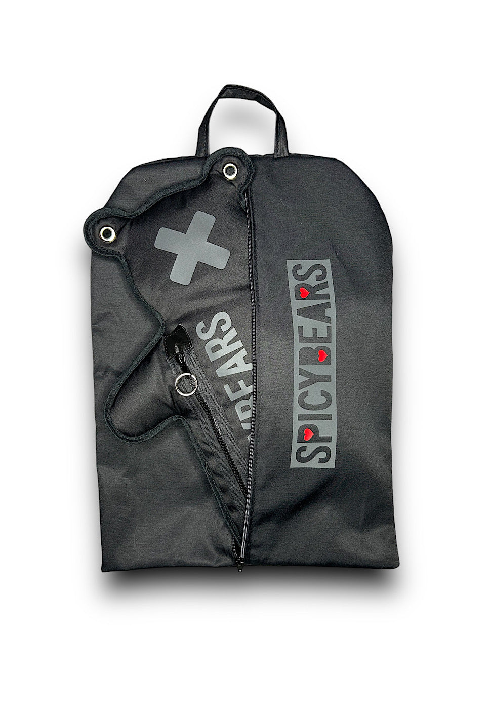Total Black | Reflective Bear Bag | Valentine's Day Edition - SPICYBEARS