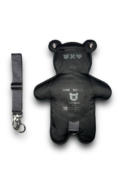 Total Black | Reflective Bear Bag | Valentine's Day Edition - SPICYBEARS