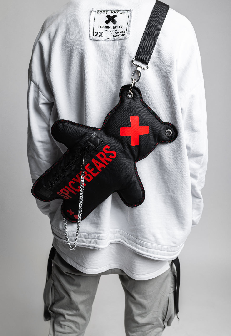 Black | Red Bear Bag - SPICYBEARS