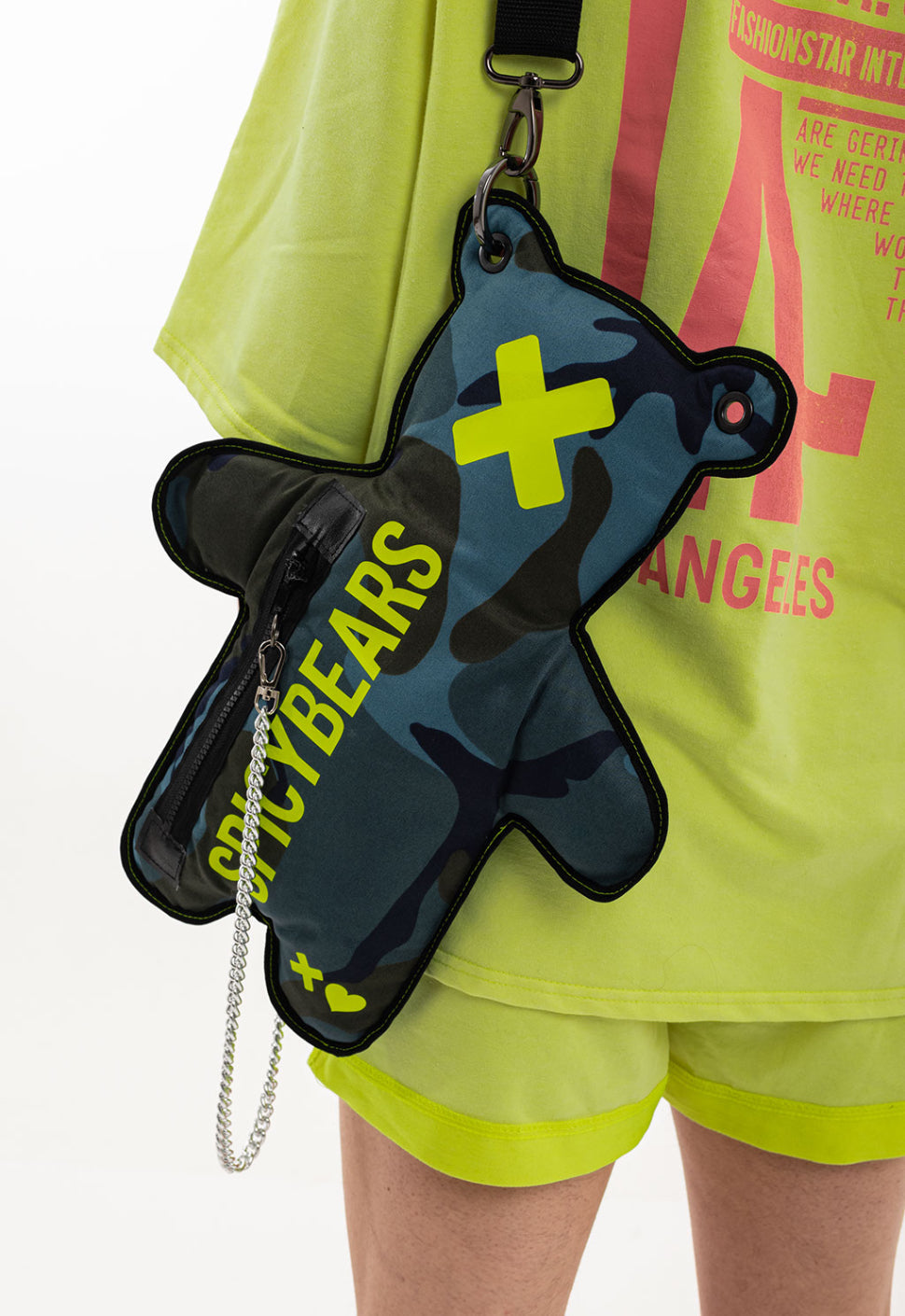 Blue | Neon Lemon SPICYBEARS | CamoBEARS Collection - military camouflage fashion