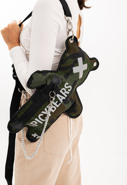 CamoBEARS | Green | Reflective Bear Bag - SPICYBEARS