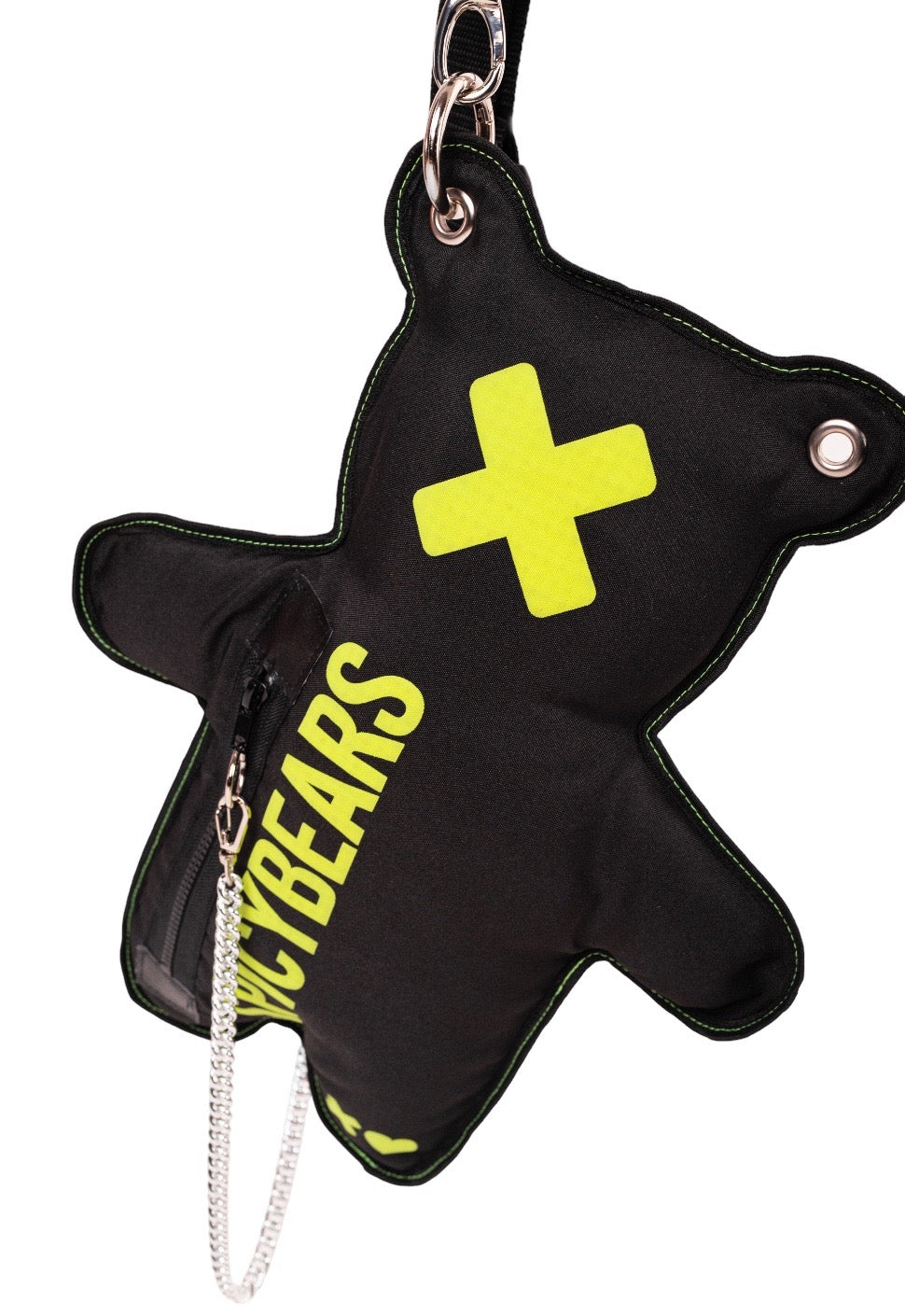 Black | Neon Yellow Style Bag - SPICYBEARS
