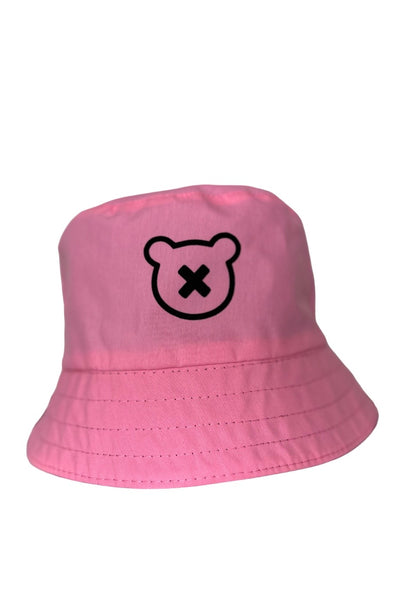 Pink | Black Print SPICYBEARS Bucket Hat - SPICYBEARS