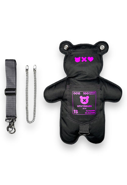 Black | Purple Bear Bag - SPICYBEARS