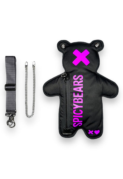 Black | Purple Bear Bag - SPICYBEARS