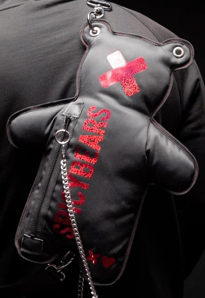Black | Red Holographic Bear Bag - SPICYBEARS