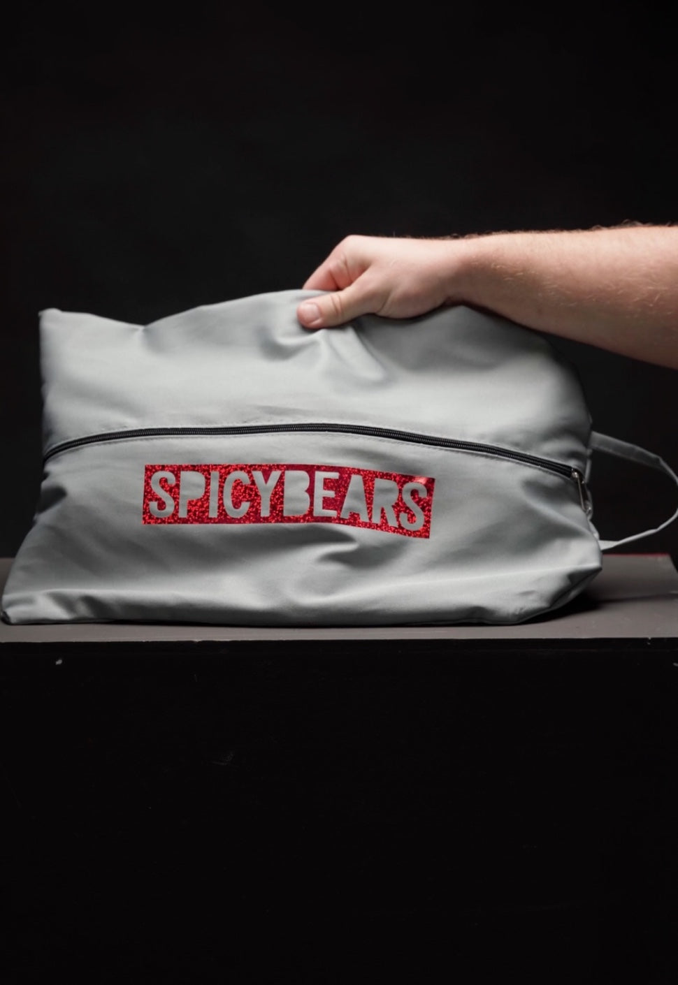 Black | Red Holographic Bear Bag - SPICYBEARS