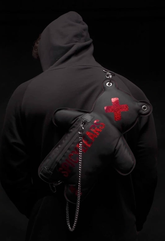 Black | Red Holographic Bear Bag - SPICYBEARS