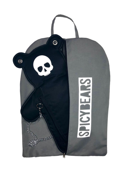 SkullBEARS | Black with White Reflective - SPICYBEARS