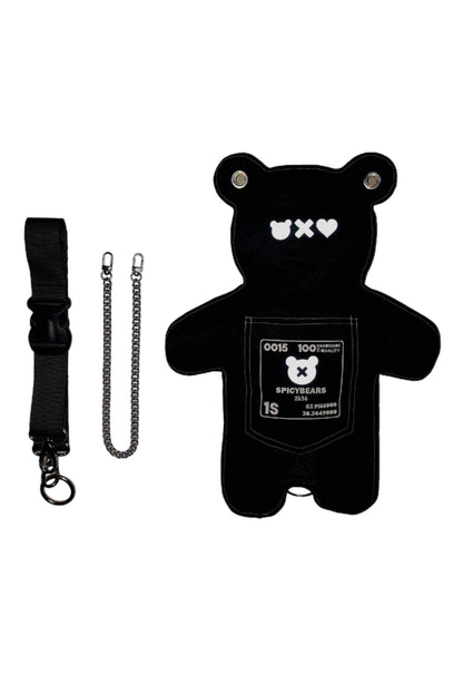 SkullBEARS | Black with White Reflective - SPICYBEARS