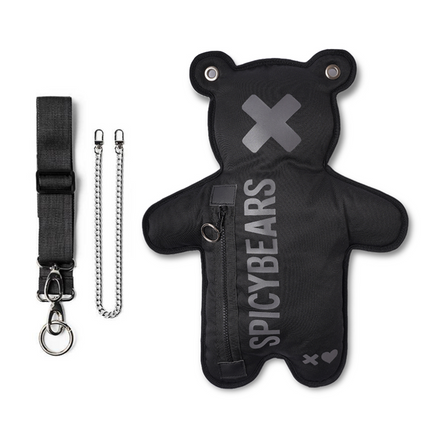 Total Black | Reflective Bear Bag - SPICYBEARS